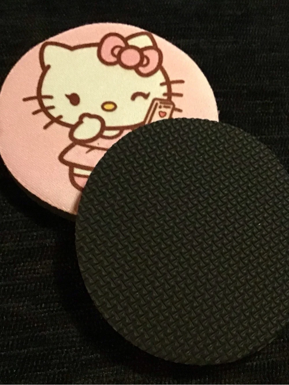 Sanrio Hello Kitty Pink Phone car coasters